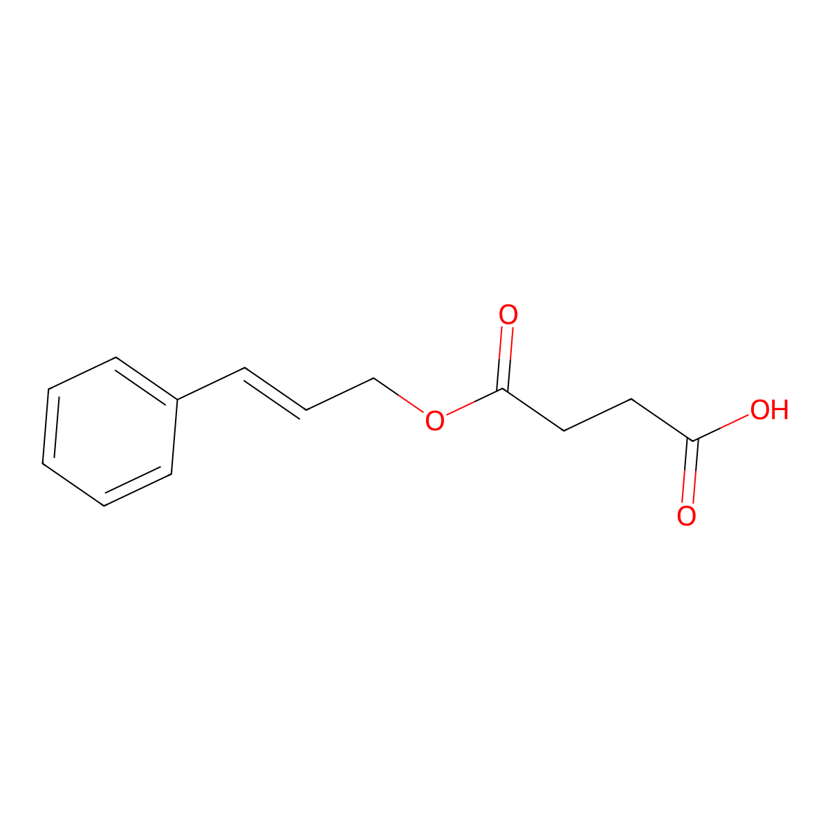 4-(Cinnamyloxy)-4-oxobutanoic acid molecular structure, CAS 314767-50-5