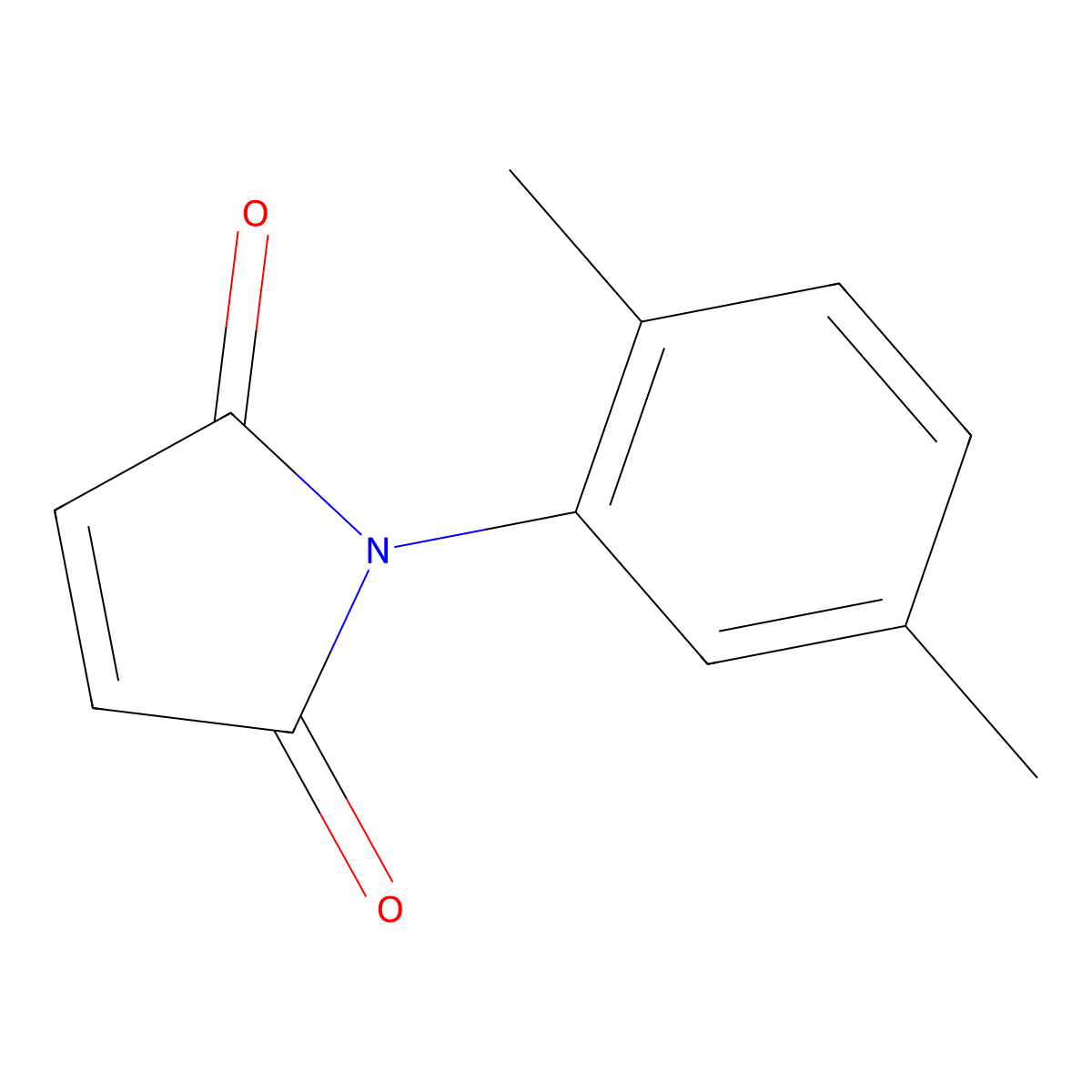 1-(2,5-dimethylphenyl)-1H-pyrrole-2,5-dione molecular structure, CAS 31489-19-7