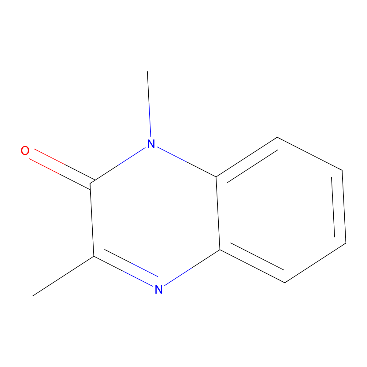 1,3-dimethylquinoxalin-2(1H)-one molecular structure, CAS 3149-25-5