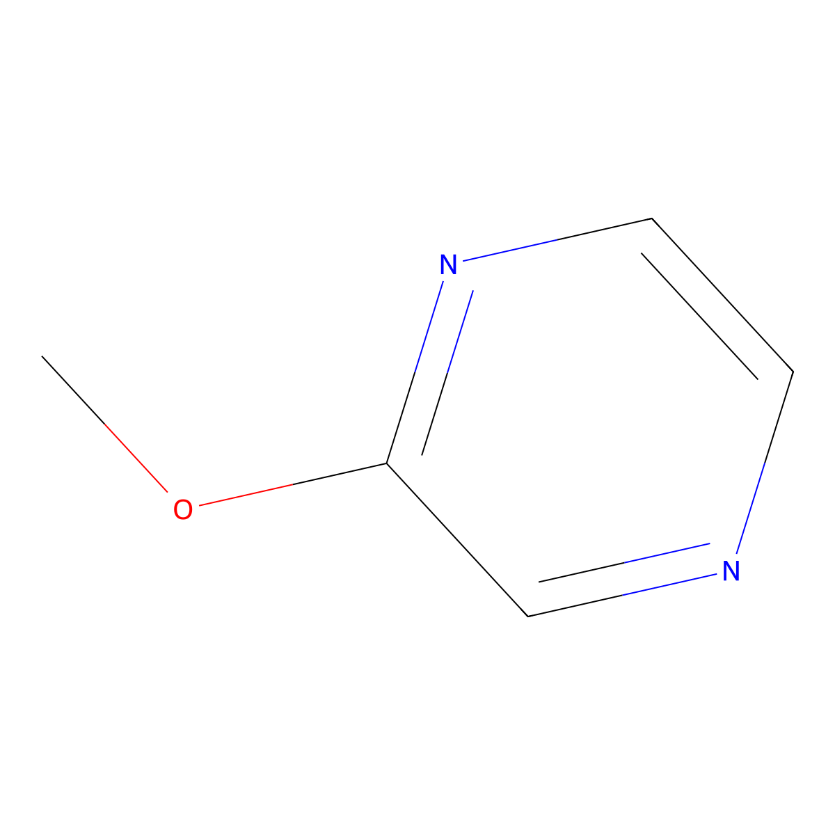 2-Methoxypyrazine molecular structure, CAS 3149-28-8