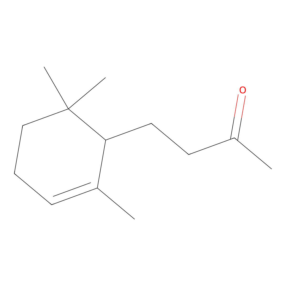 Dihydro-alpha-ionone molecular structure, CAS 31499-72-6