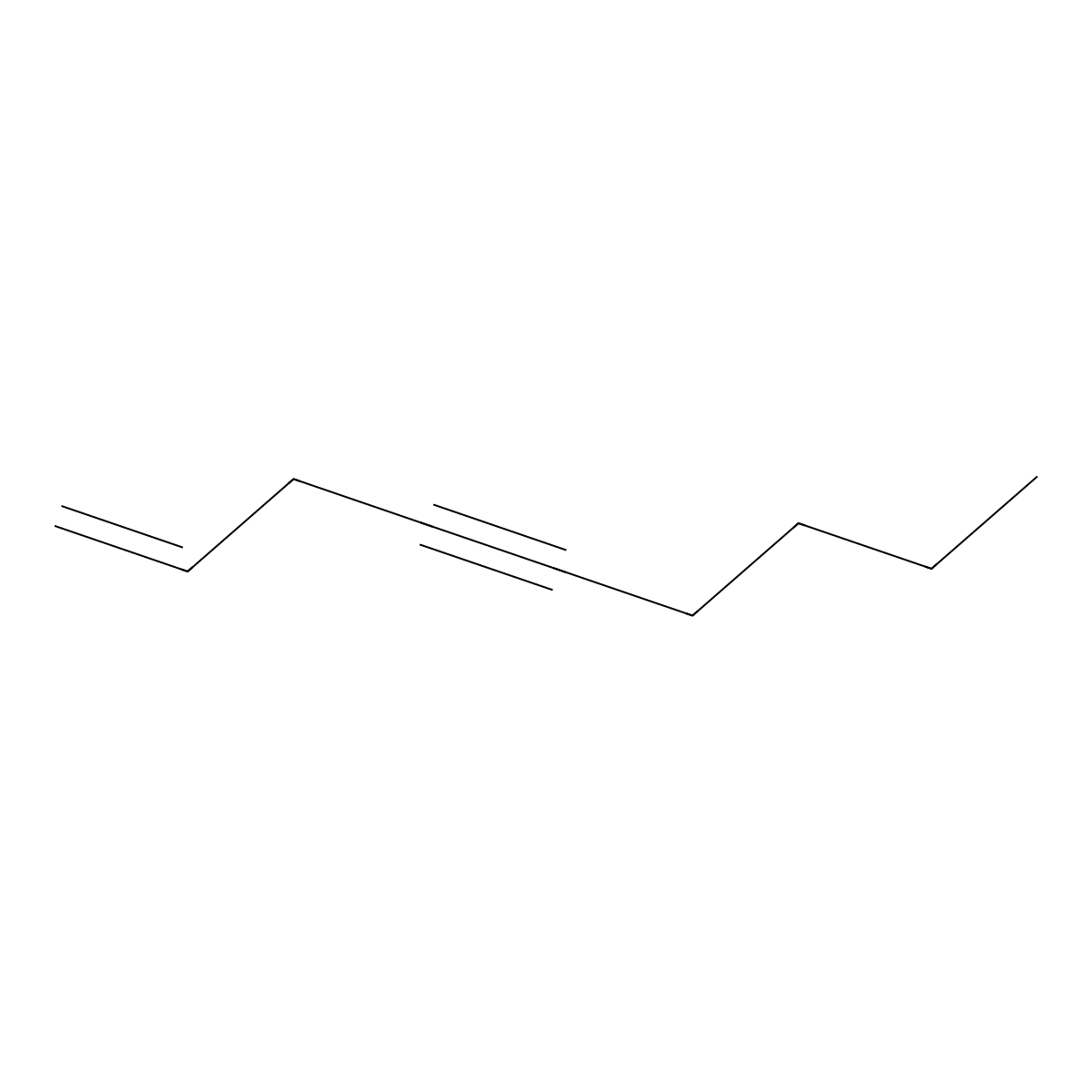 1-Nonen-4-yne molecular structure, CAS 31508-12-0