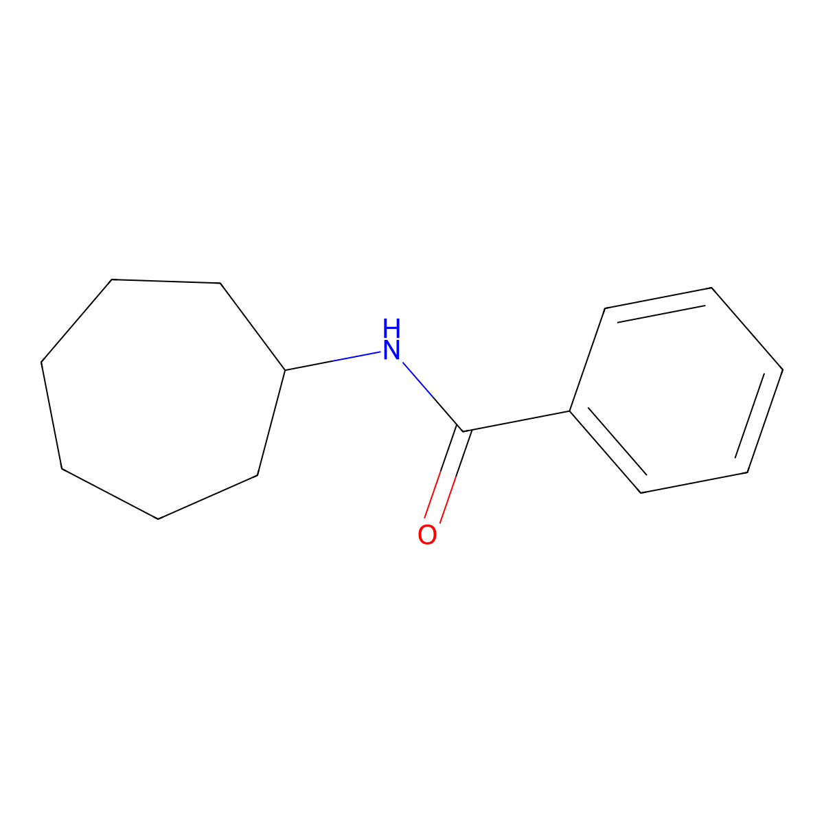 N-cycloheptylbenzamide molecular structure, CAS 31510-13-1