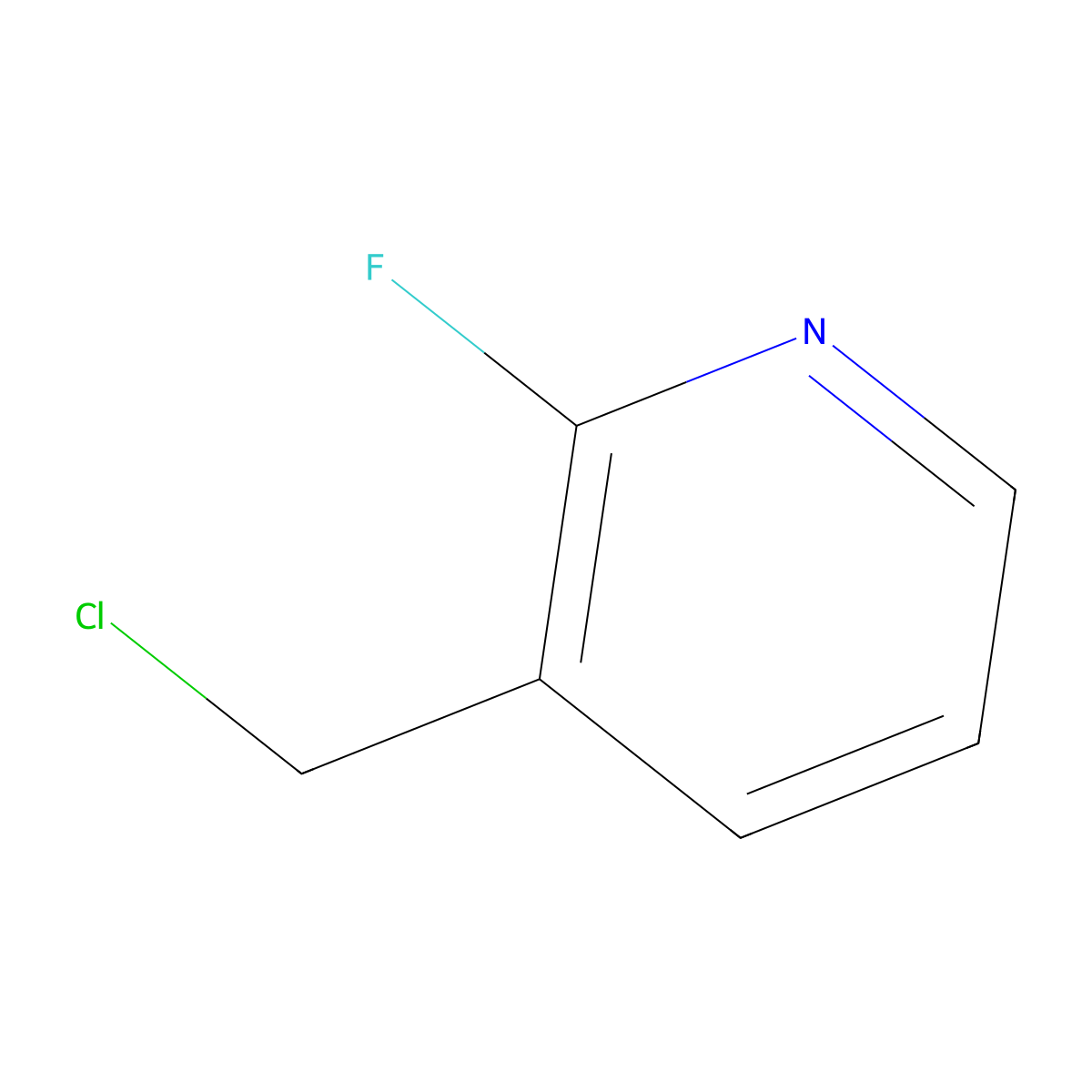 3-(Chloromethyl)-2-fluoropyridine molecular structure, CAS 315180-14-4