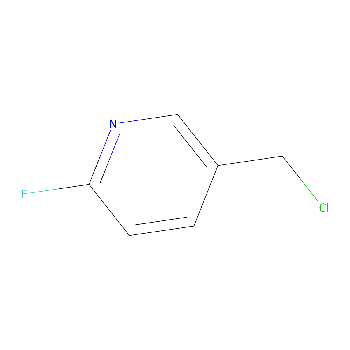 5-(Chloromethyl)-2-fluoropyridine molecular structure, CAS 315180-15-5
