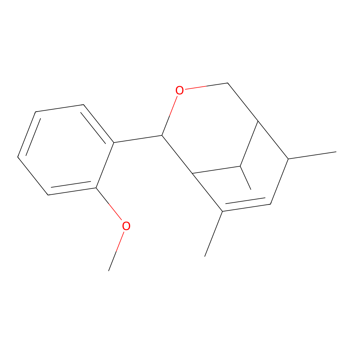 4-(2-Methoxyphenyl)-6,8,9-trimethyl-3-oxabicyclo[3.3.1]non-6-ene molecular structure, CAS 315192-97-3
