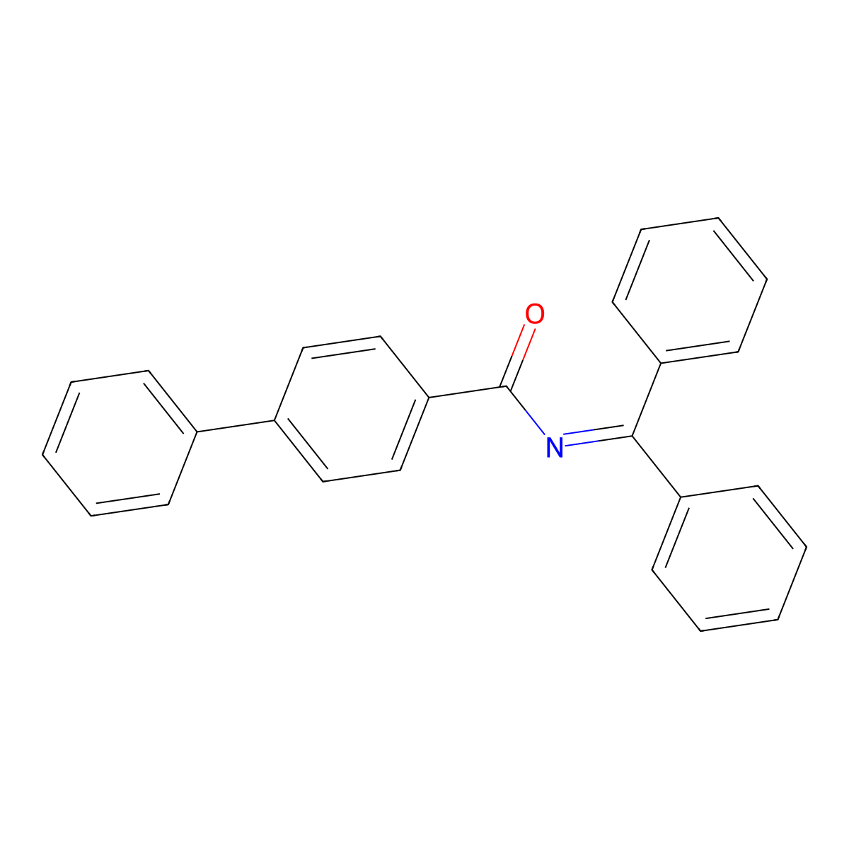 N-(diphenylmethylene)-[1,1'-biphenyl]-4-carboxamide molecular structure, CAS 315193-80-7