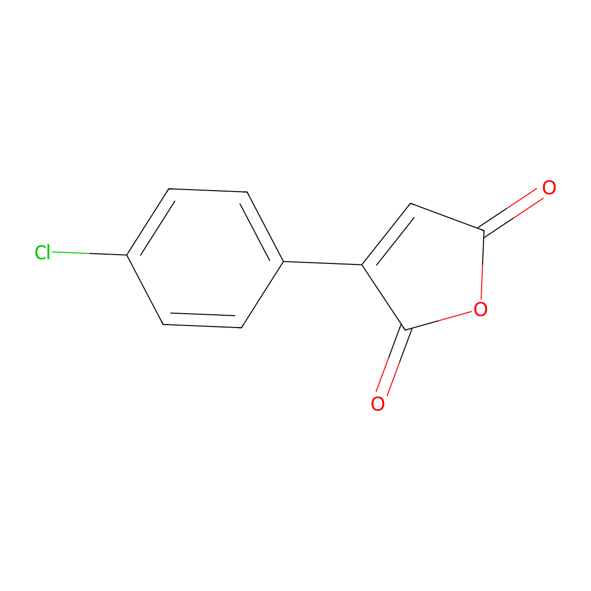 3-(4-Chlorophenyl)-2,5-furandione molecular structure, CAS 3152-15-6