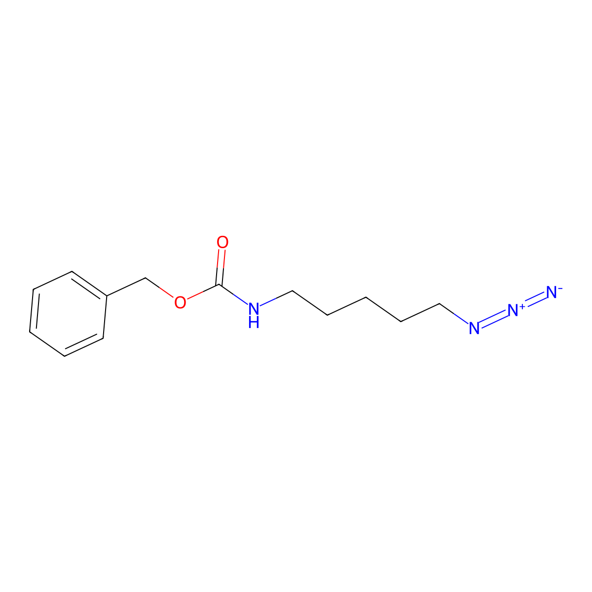 5-Azidopentylcarbamic acid benzyl ester molecular structure, CAS 315203-49-7