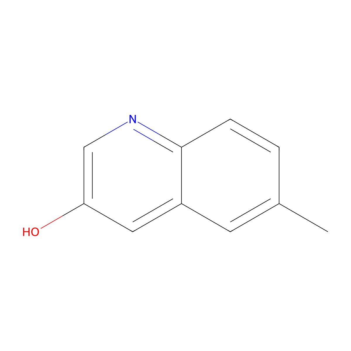 6-Methylquinolin-3-OL molecular structure, CAS 315228-46-7