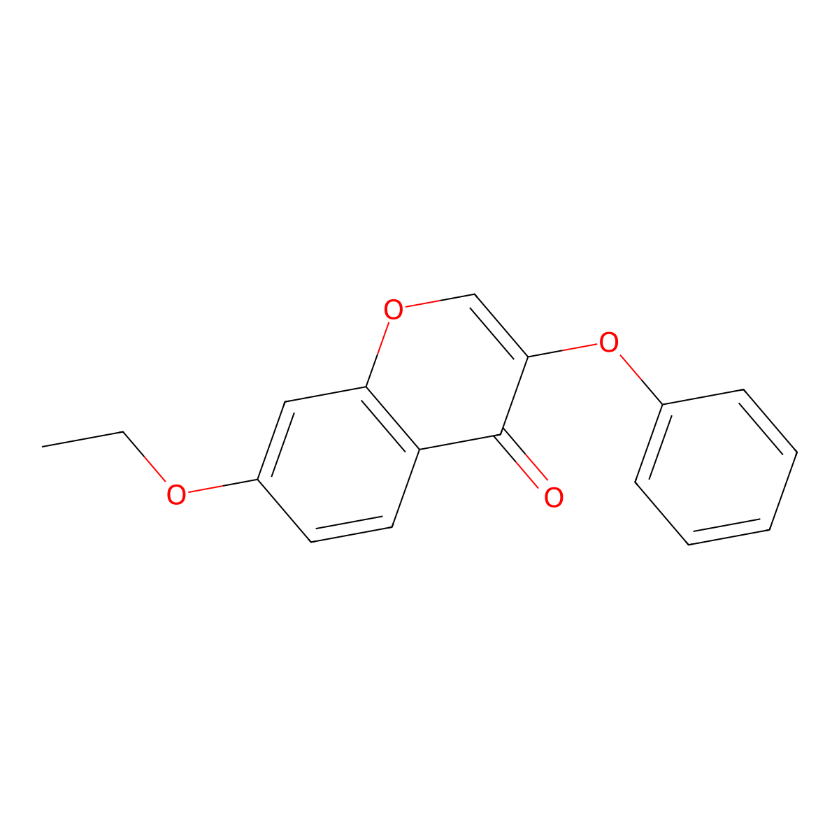 7-ethoxy-3-phenoxy-4H-chromen-4-one molecular structure, CAS 315232-59-8