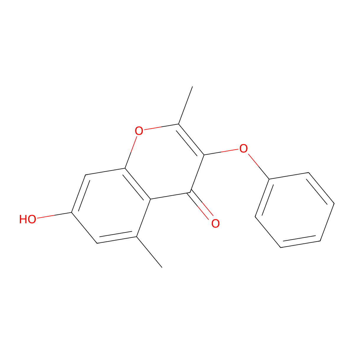7-hydroxy-2,5-dimethyl-3-phenoxy-4H-chromen-4-one molecular structure, CAS 315233-09-1