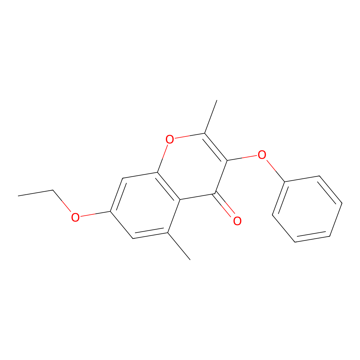 7-ethoxy-2,5-dimethyl-3-phenoxy-4H-chromen-4-one molecular structure, CAS 315233-10-4
