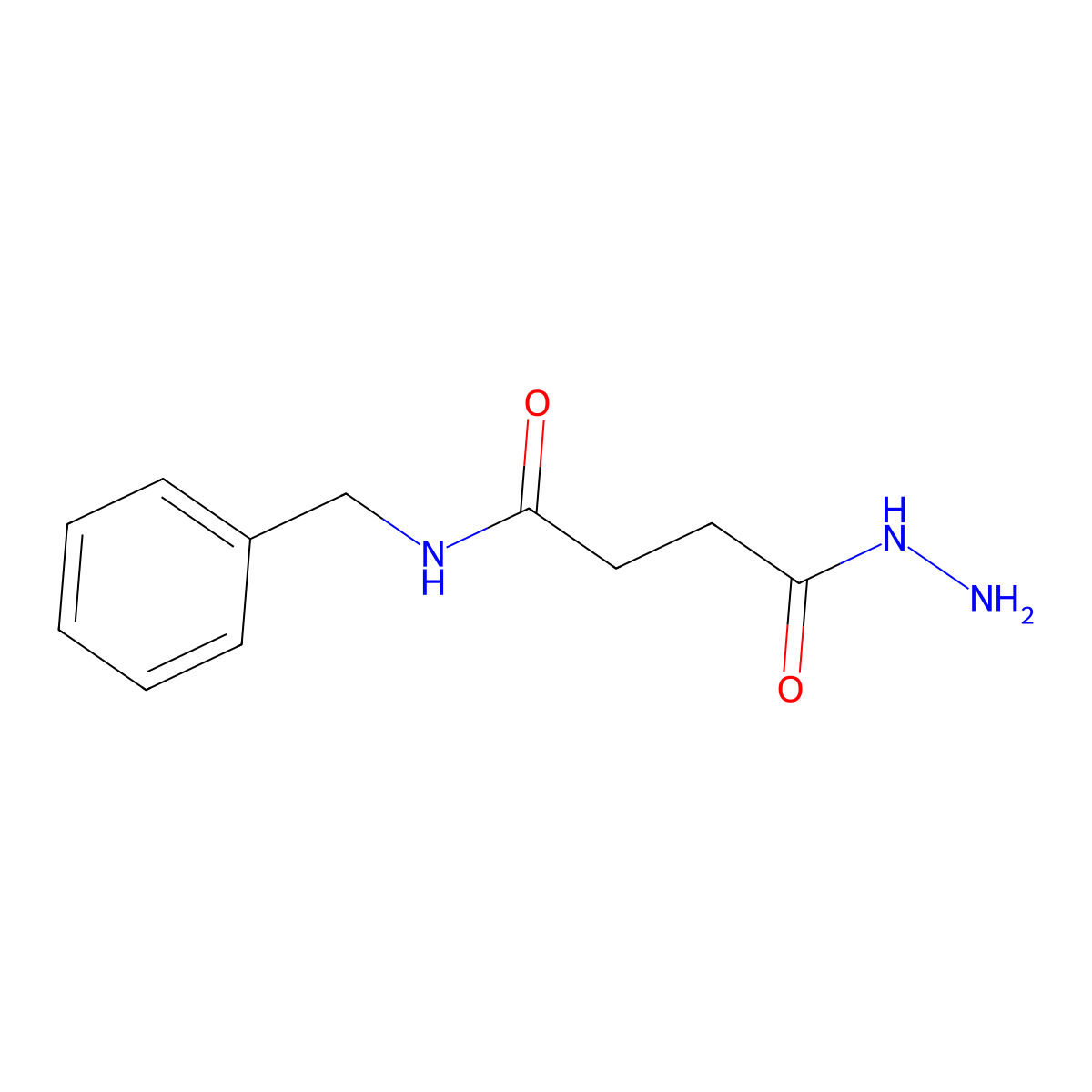 N-Benzyl-4-hydrazino-4-oxobutanamide molecular structure, CAS 315249-23-1