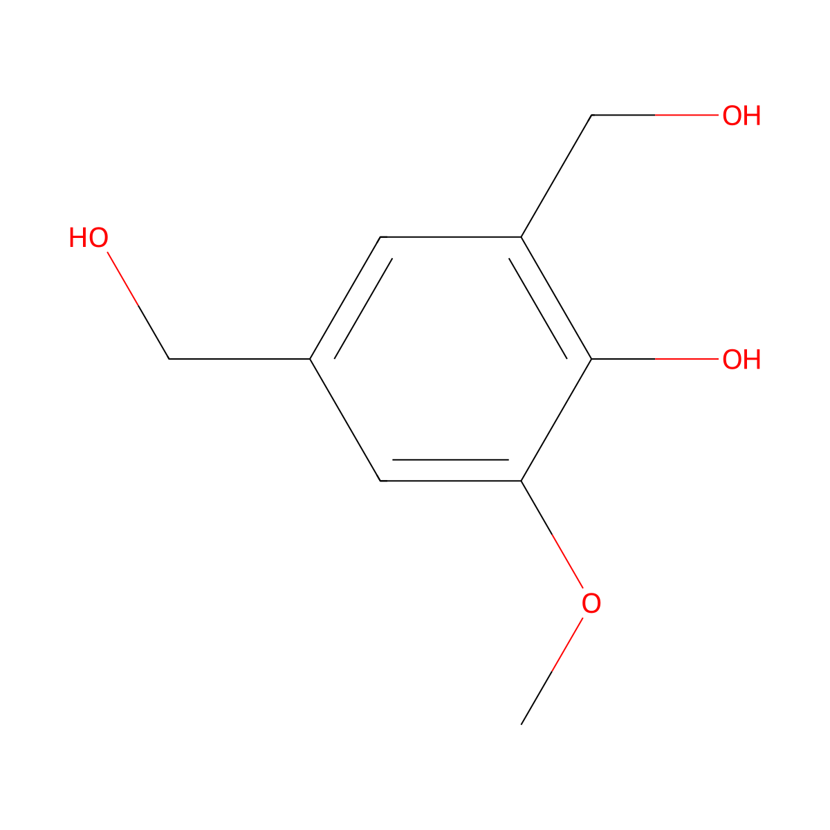 5-Methoxy-m-xylene-4,alpha,alpha'-triol molecular structure, CAS 3153-97-7