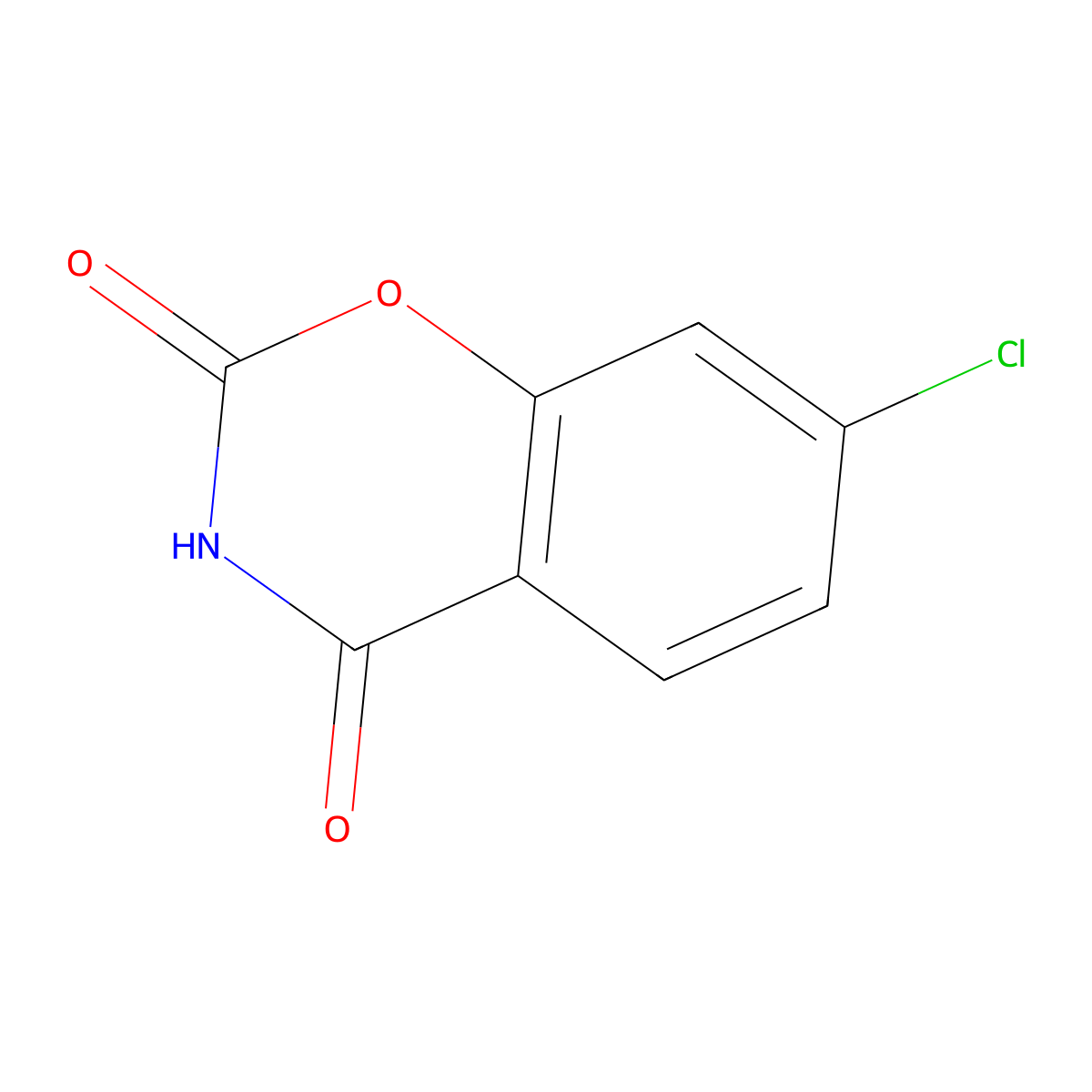 7-Chloro-2H-1,3-benzoxazine-2,4(3H)-dione molecular structure, CAS 31544-40-8