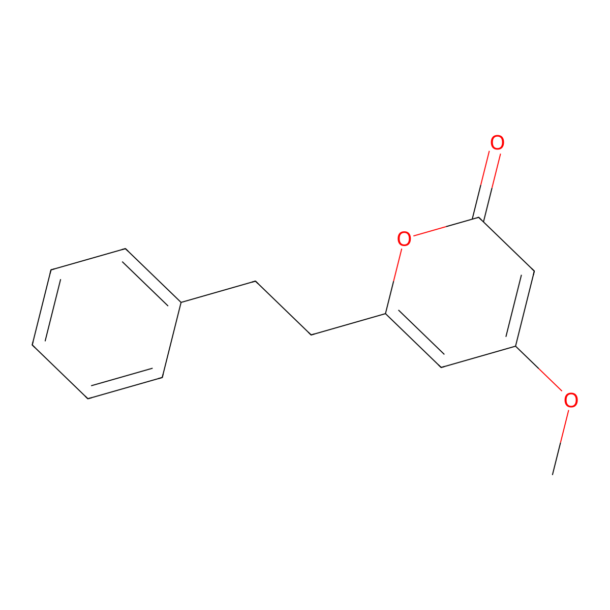 7,8-Dihydro-5,6-dehydrokawain molecular structure, CAS 3155-51-9