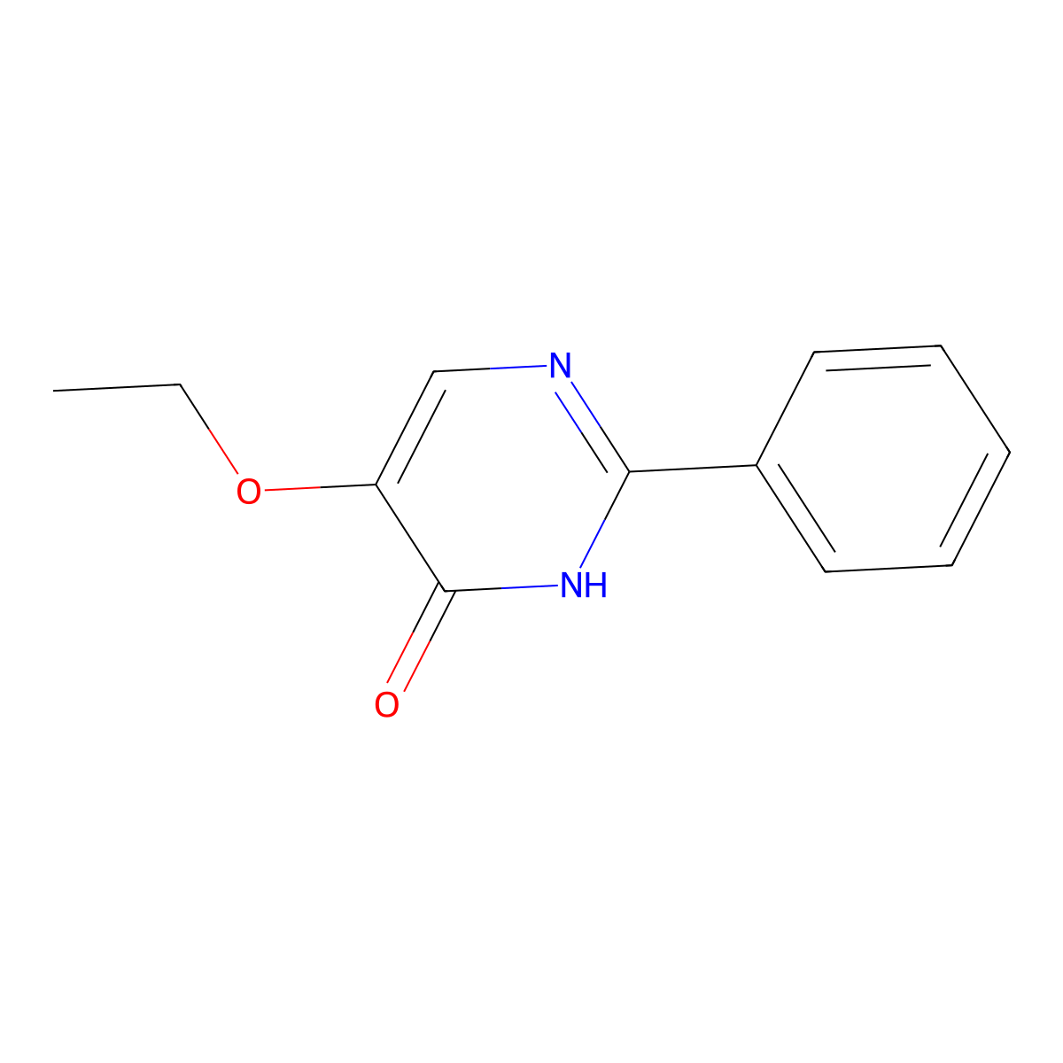 4(3h)-Pyrimidinone, 5-ethoxy-2-phenyl- molecular structure, CAS 31554-96-8