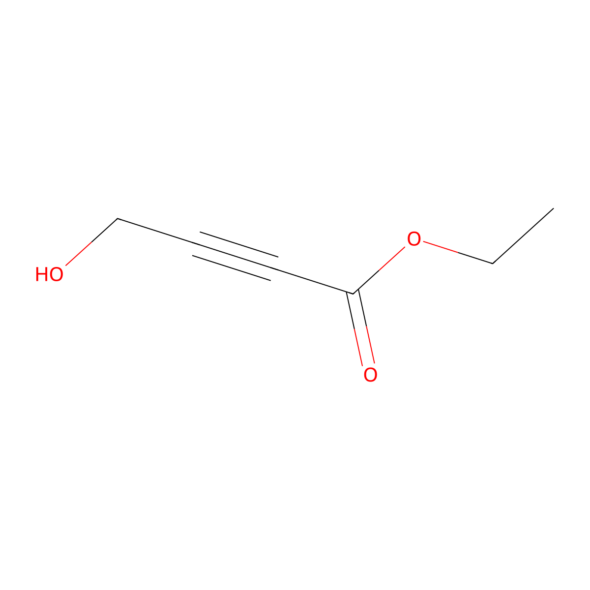 4-Hydroxy-but-2-ynoic acid ethyl ester molecular structure, CAS 31555-04-1