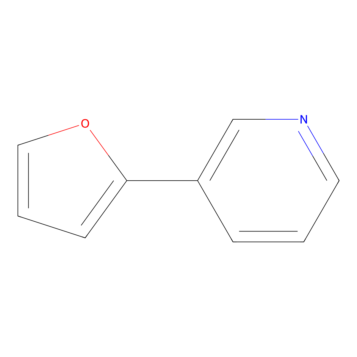 3-(Furan-2-yl)pyridine molecular structure, CAS 31557-62-7