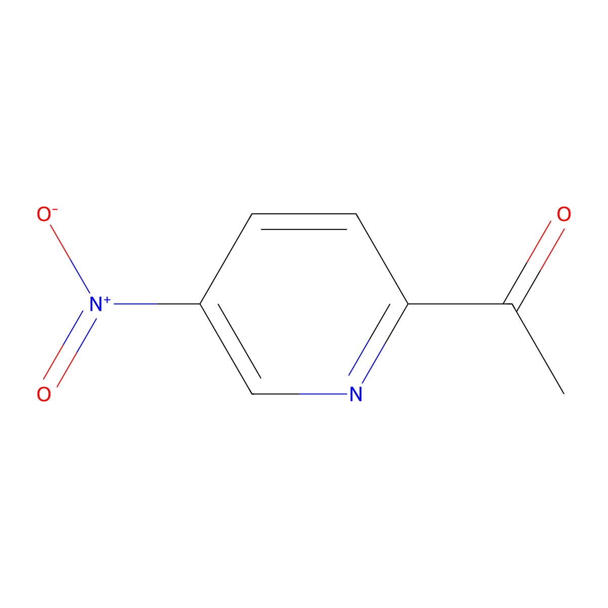 1-(5-Nitropyridin-2-yl)ethan-1-one molecular structure, CAS 31557-75-2