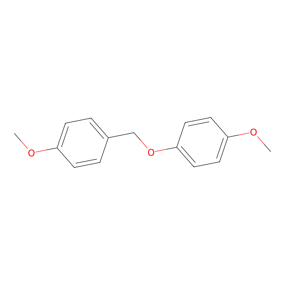 1-Methoxy-4-[(4-methoxyphenoxy)methyl]benzene molecular structure, CAS 31558-56-2