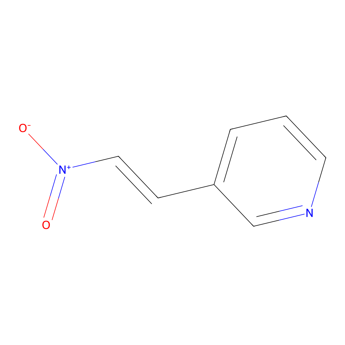 3-(2-Nitroethenyl)pyridine molecular structure, CAS 3156-52-3