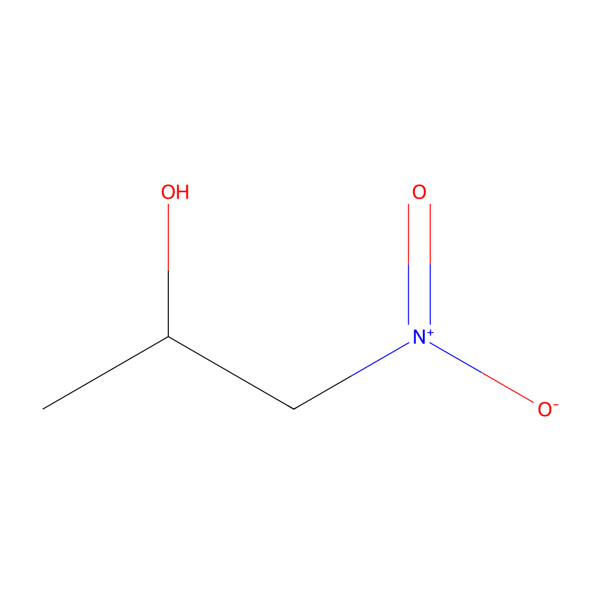 1-Nitropropan-2-ol molecular structure, CAS 3156-73-8