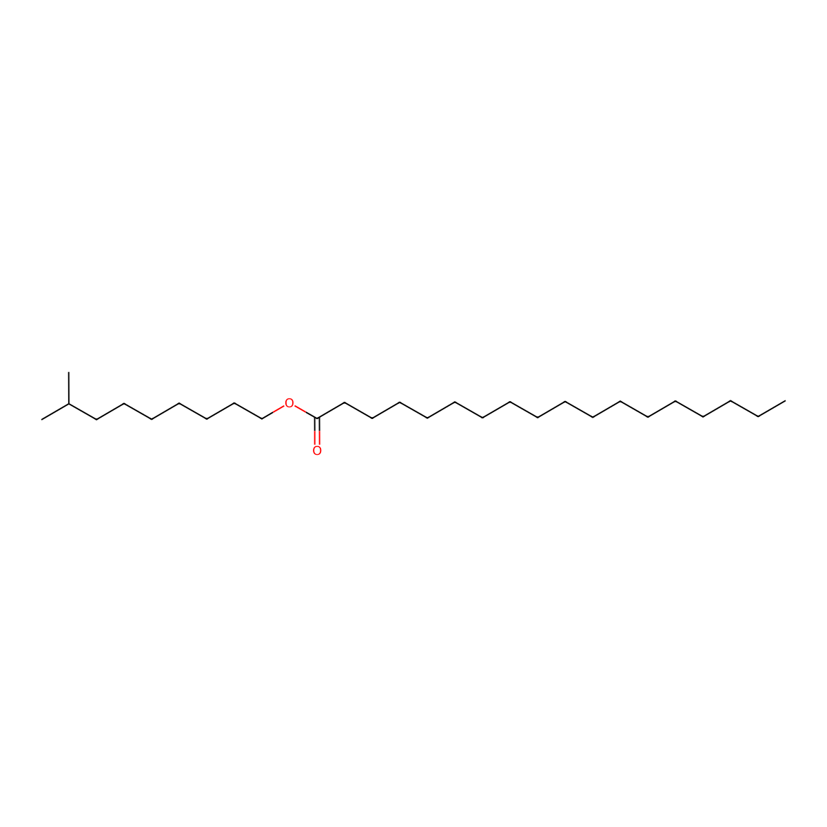 Isodecyl Stearate molecular structure, CAS 31565-38-5