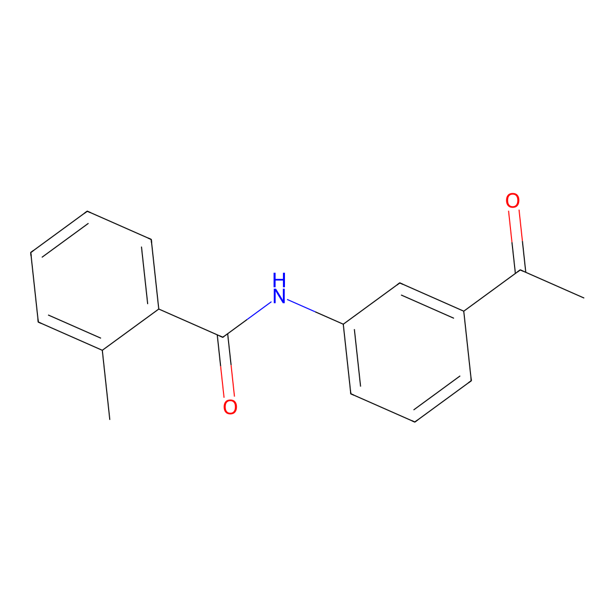 N-(3-acetylphenyl)-2-methylbenzamide molecular structure, CAS 315669-94-4
