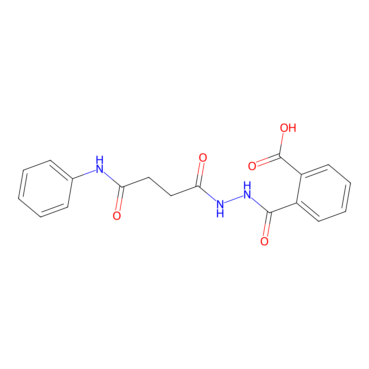 2-{[2-(4-Anilino-4-oxobutanoyl)hydrazino]carbonyl}benzoic acid molecular structure, CAS 315673-24-6