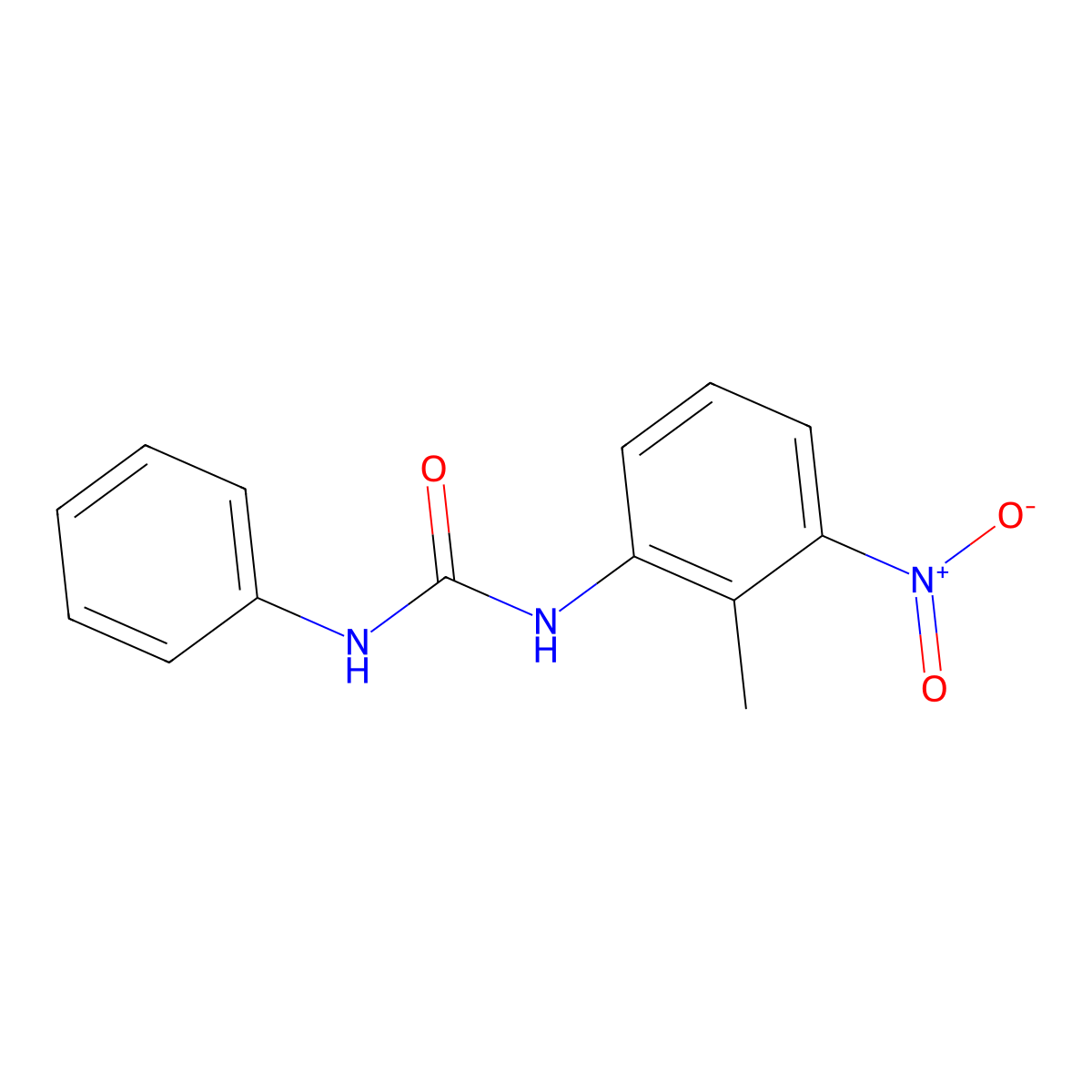 1-(2-Methyl-3-nitrophenyl)-3-phenylurea molecular structure, CAS 315675-31-1
