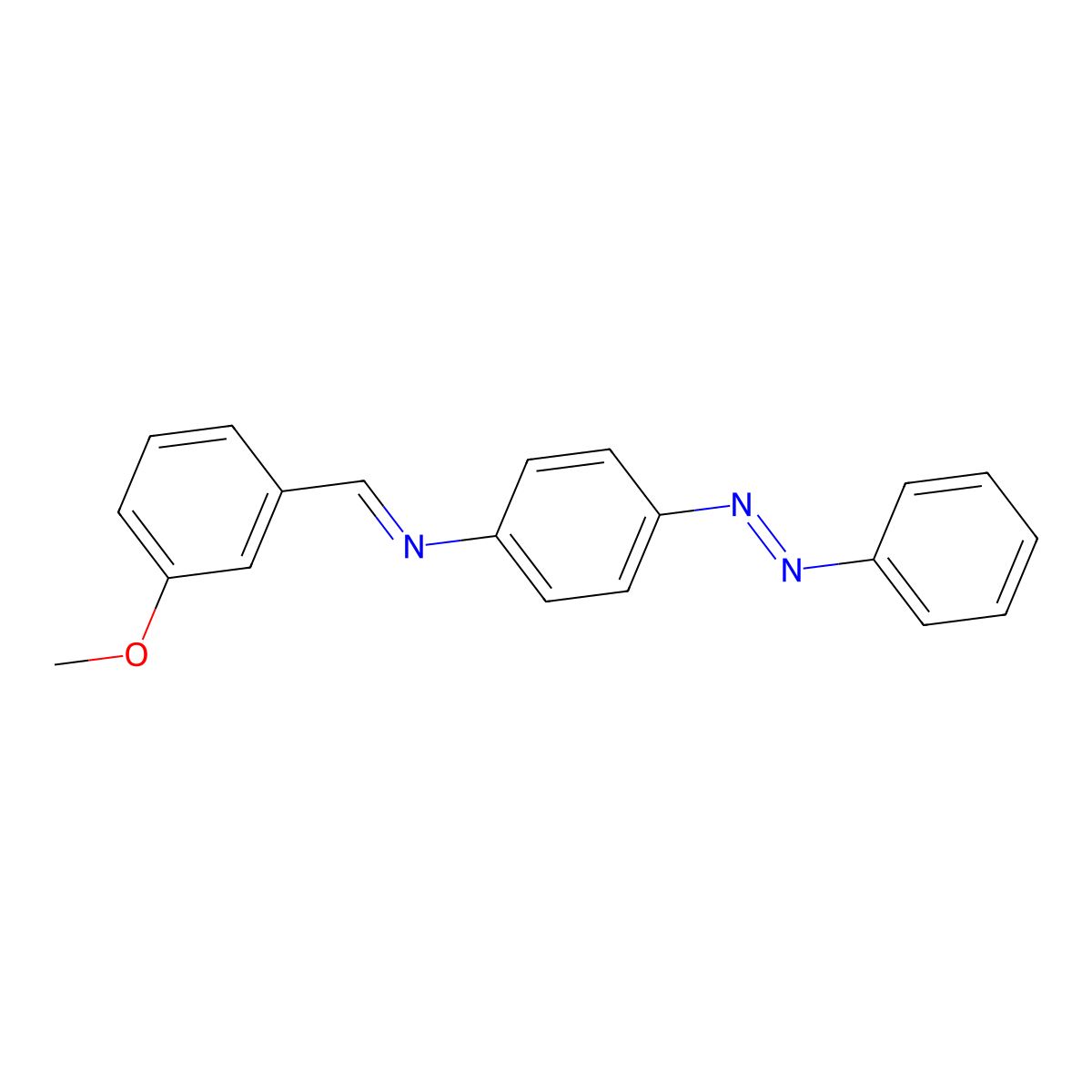 N-[(E)-(3-methoxyphenyl)methylidene]-4-[(E)-phenyldiazenyl]aniline molecular structure, CAS 315675-76-4