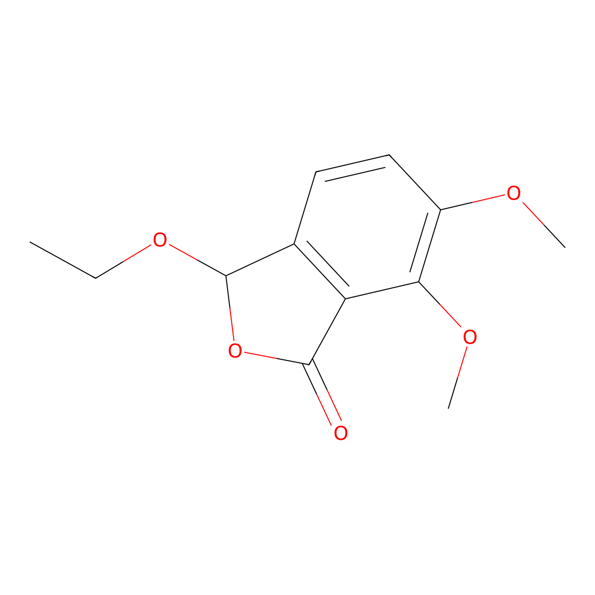 3-Ethoxy-6,7-dimethoxy-phthalide molecular structure, CAS 315678-15-0