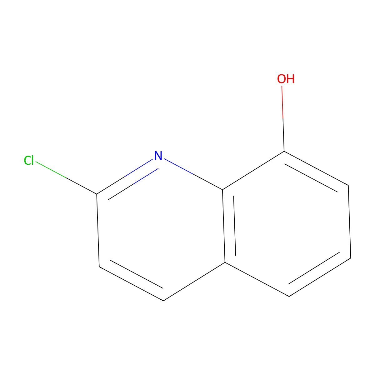 2-Chloroquinolin-8-ol molecular structure, CAS 31568-91-9