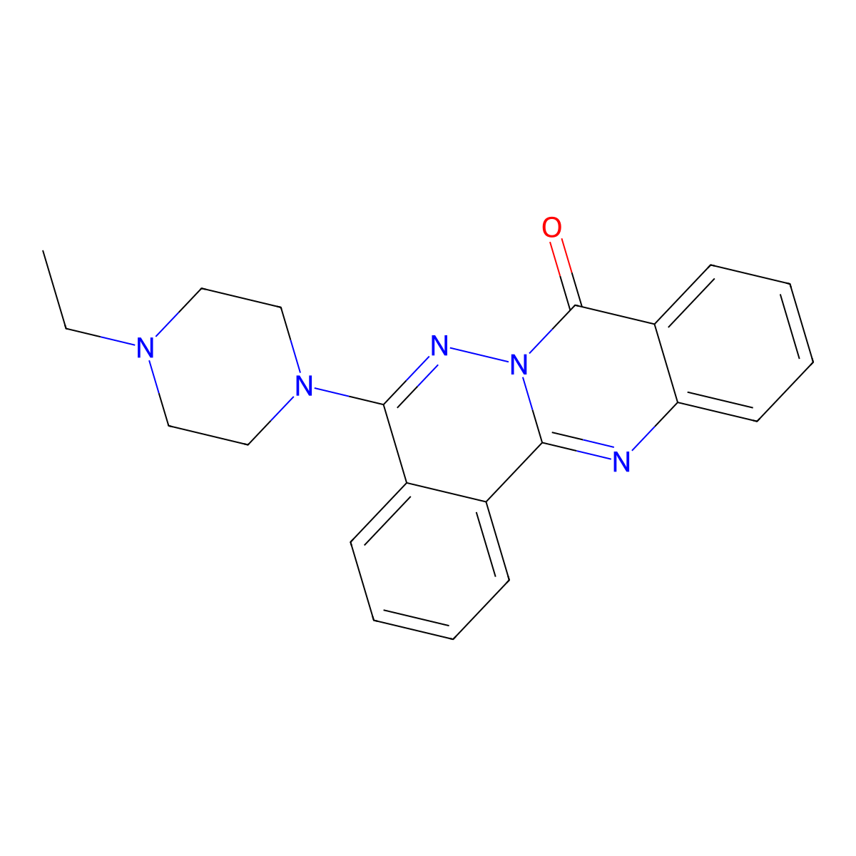 5-(4-ethylpiperazin-1-yl)-8H-phthalazino[1,2-b]quinazolin-8-one molecular structure, CAS 315682-88-3