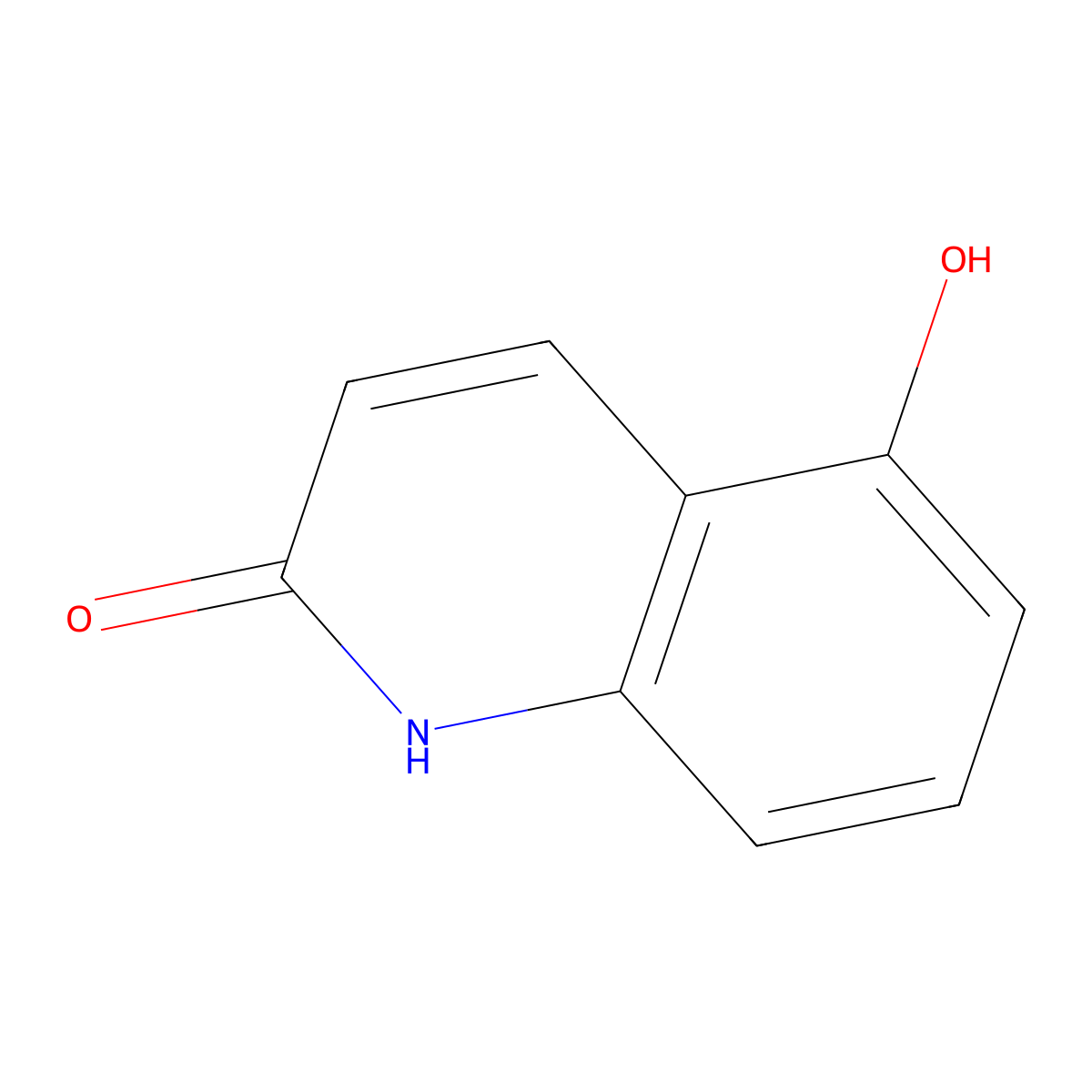 5-hydroxyquinolin-2(1H)-one molecular structure, CAS 31570-97-5