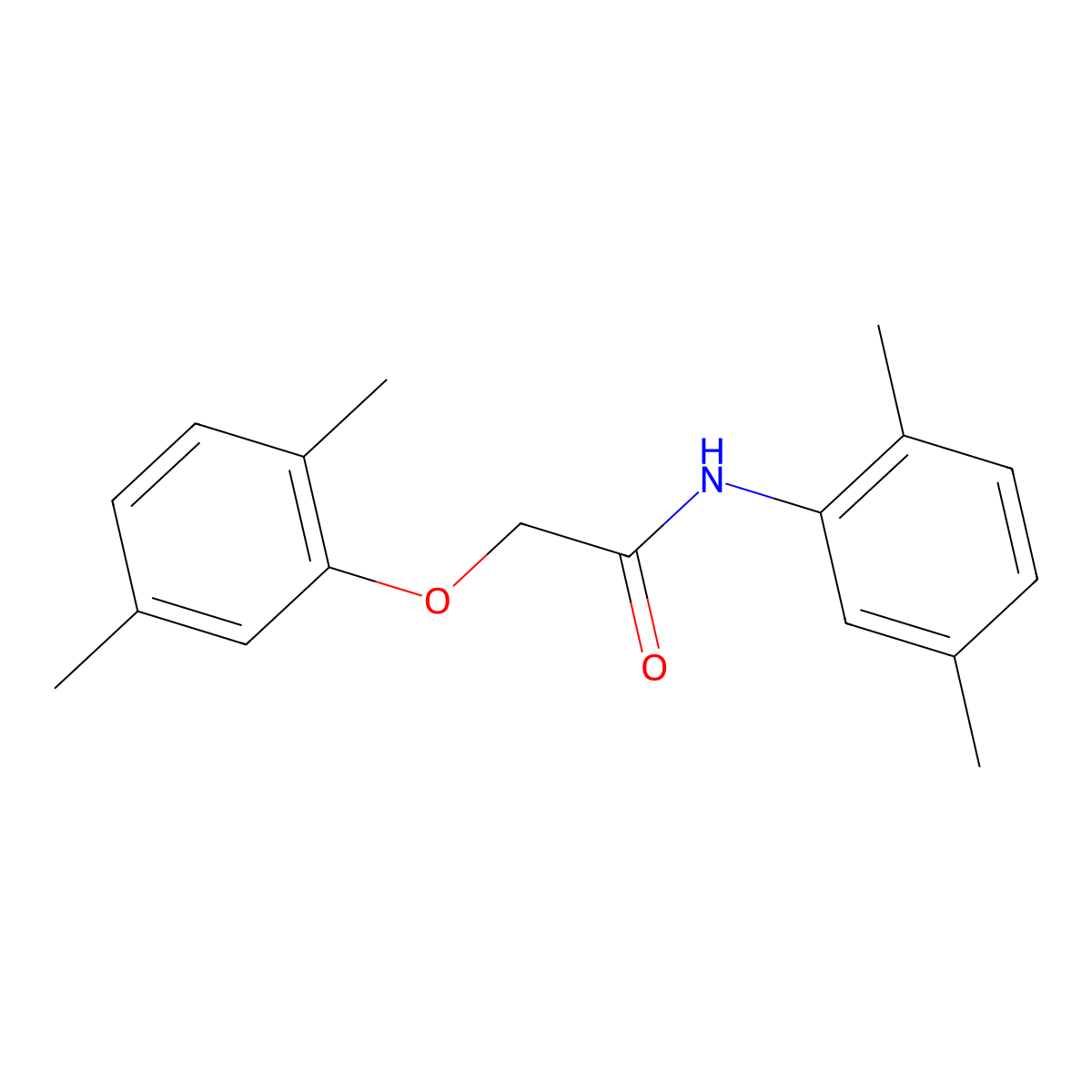2-(2,5-Dimethylphenoxy)-N-(2,5-dimethylphenyl)acetamide molecular structure, CAS 315712-81-3