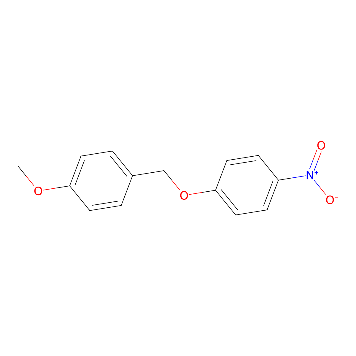 1-Methoxy-4-[(4-nitrophenoxy)methyl]benzene molecular structure, CAS 31574-13-7