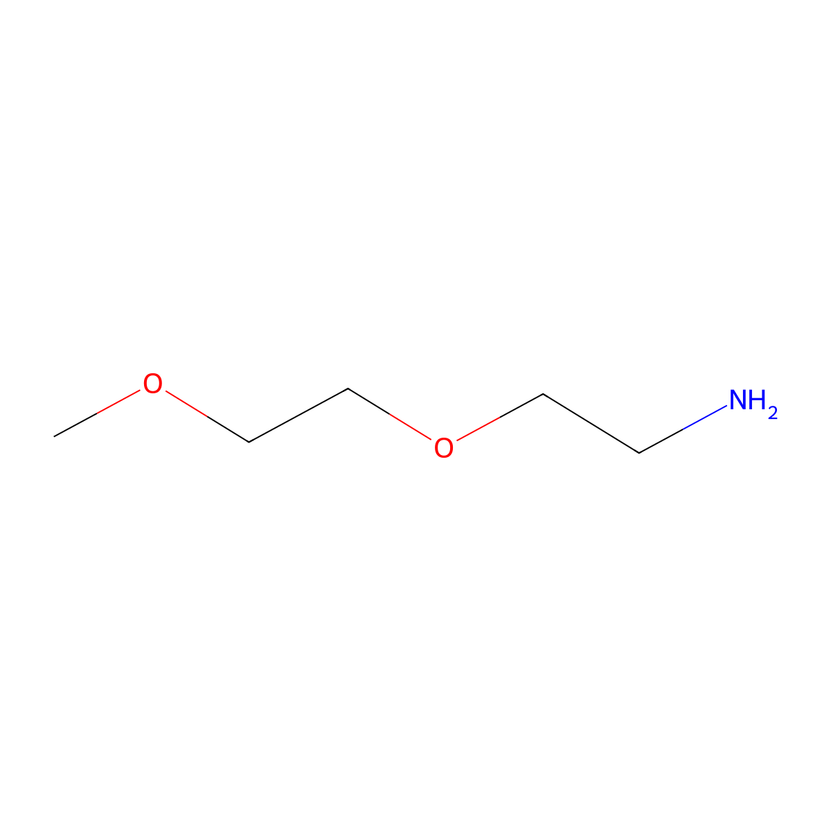 2-(2-Methoxyethoxy)ethanamine molecular structure, CAS 31576-51-9