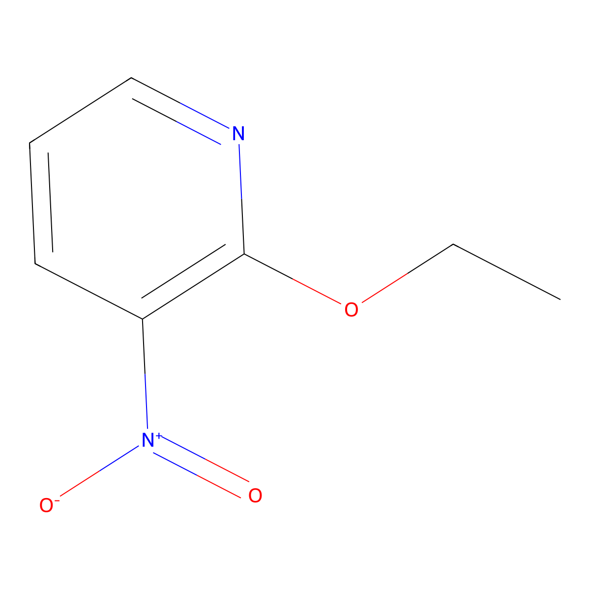 2-Ethoxy-3-nitropyridine molecular structure, CAS 31594-44-2