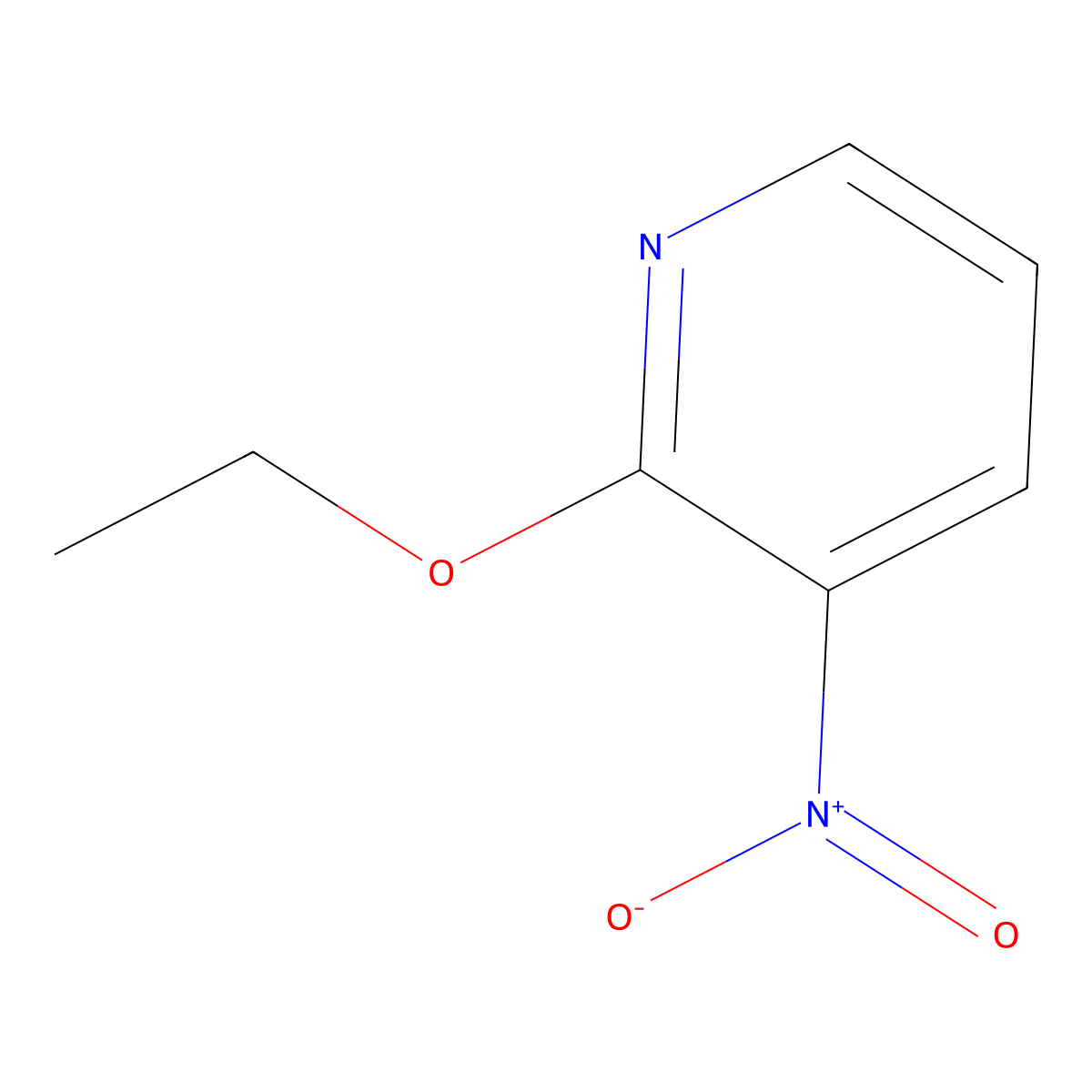 2-Ethoxy-3-nitropyridine molecular structure, CAS 31594-44-2
