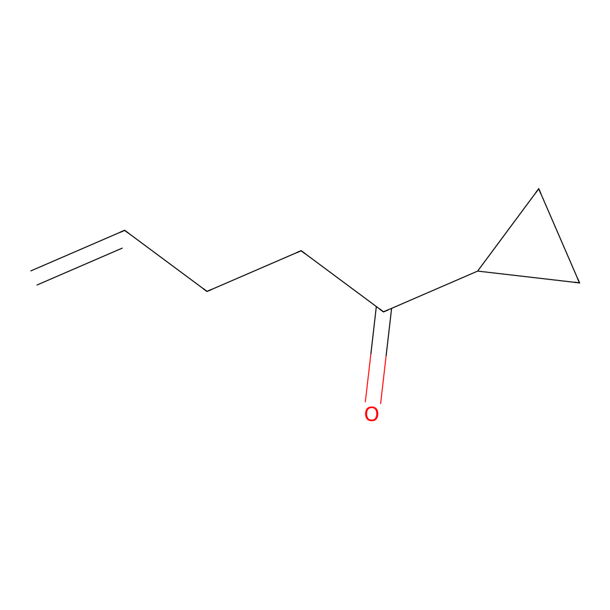 1-Cyclopropylpent-4-en-1-one molecular structure, CAS 31594-49-7