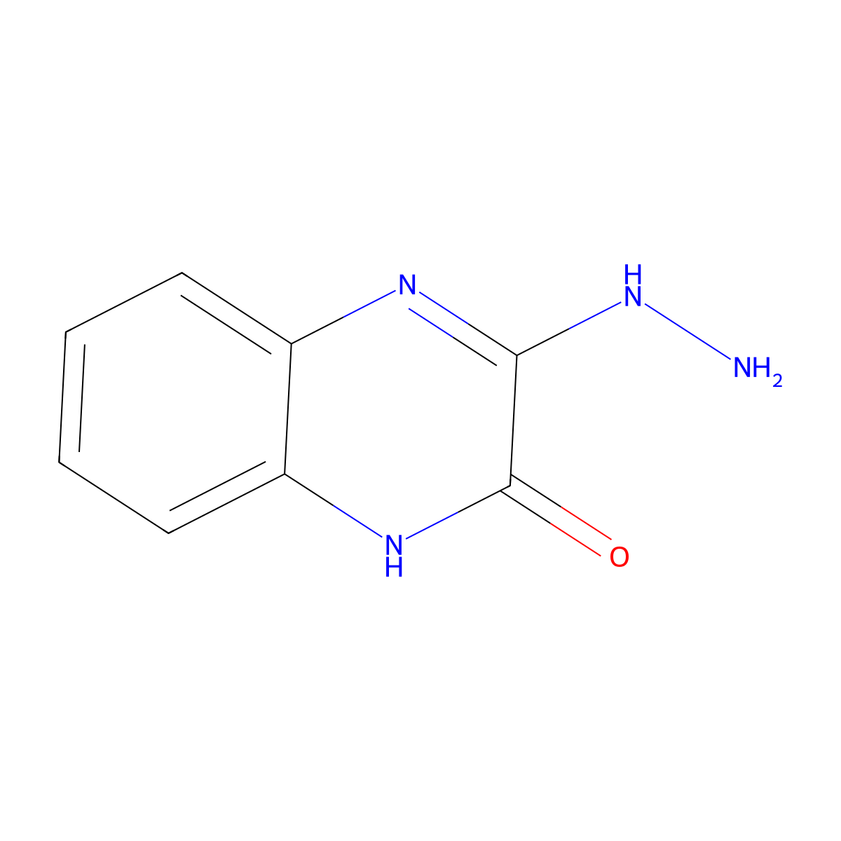 3-Hydrazinoquinoxalin-2-ol molecular structure, CAS 31595-63-8