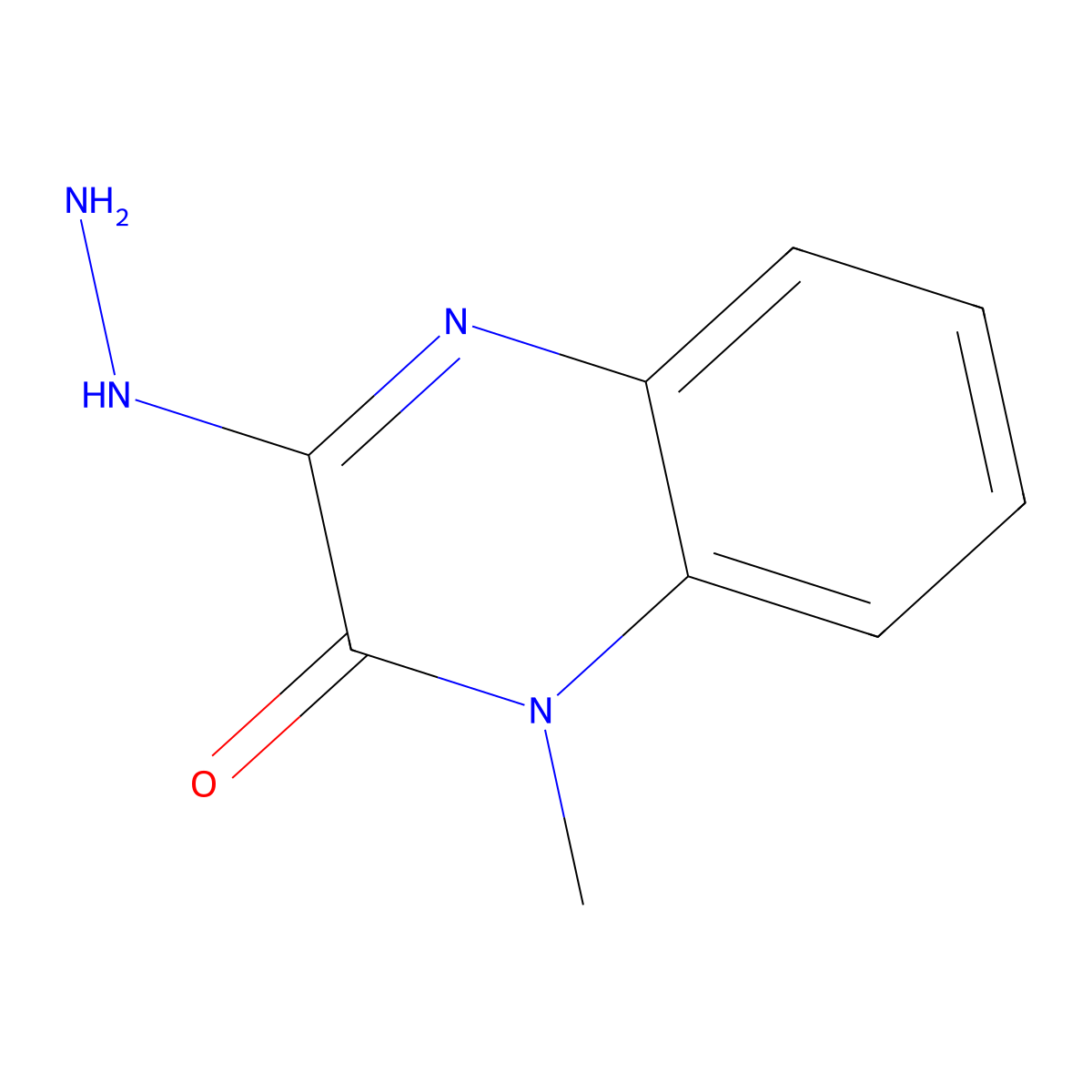 3-Hydrazino-1-methyl-2(1H)-quinoxalinone molecular structure, CAS 31595-64-9