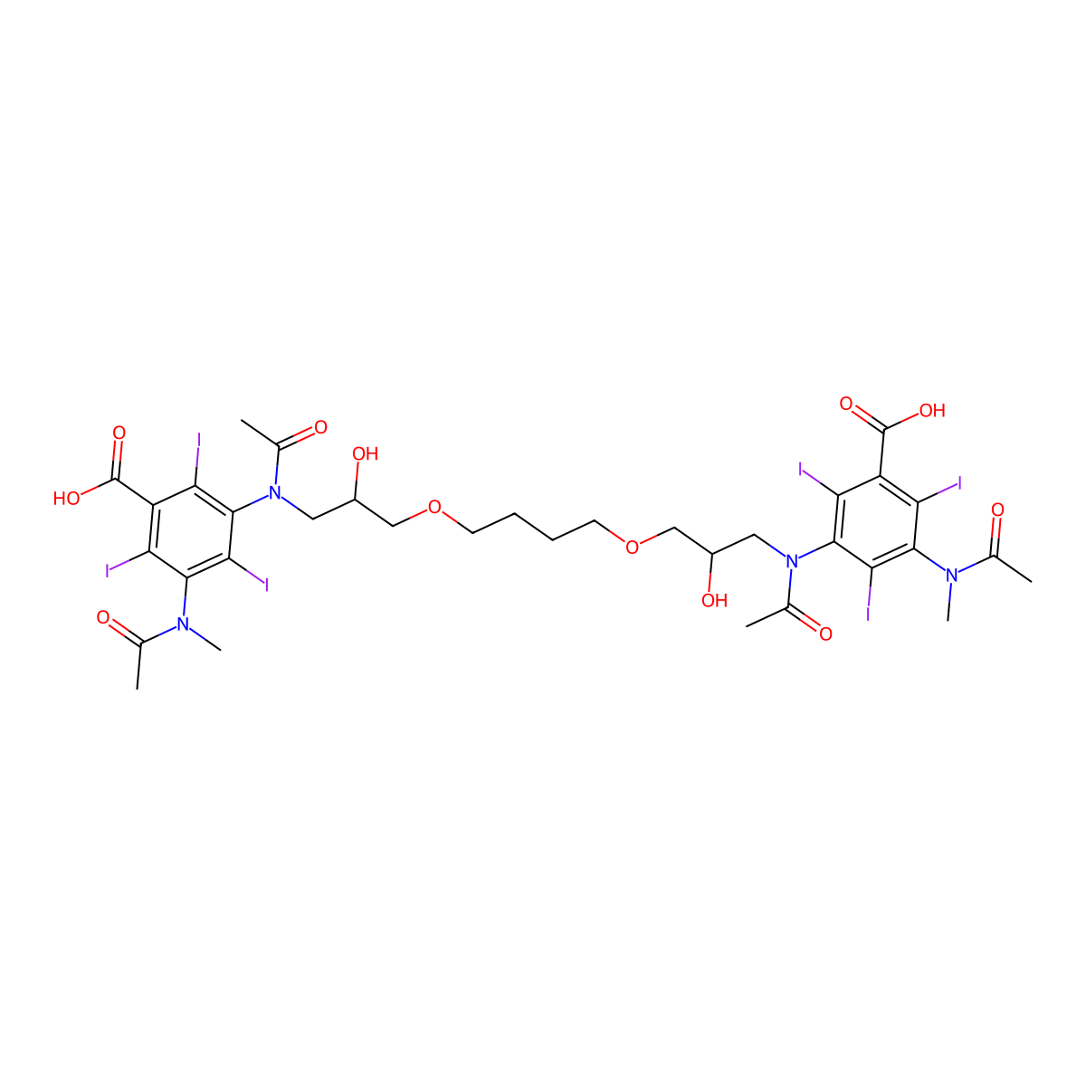 Iozomic Acid molecular structure, CAS 31598-07-9
