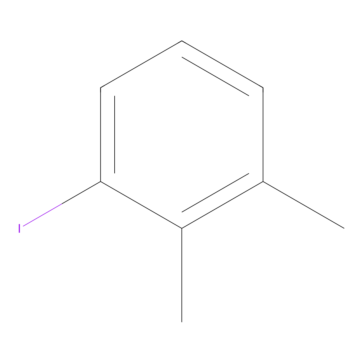 2,3-Dimethyliodobenzene molecular structure, CAS 31599-60-7