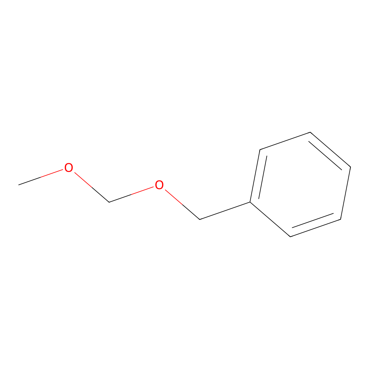 Benzene, [(methoxymethoxy)methyl]- molecular structure, CAS 31600-55-2