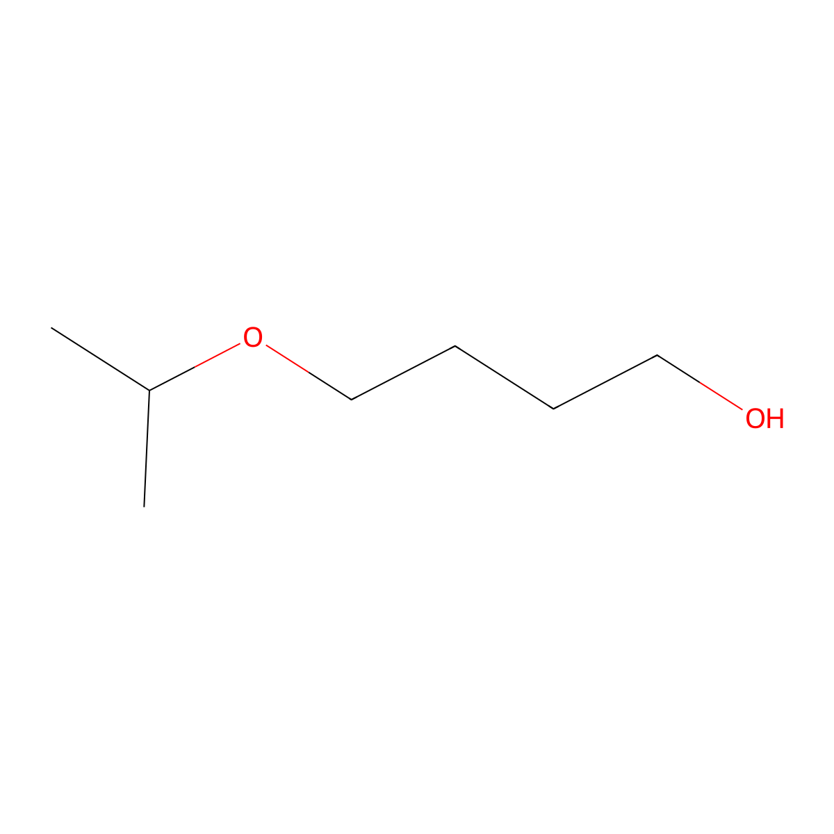 4-Isopropoxybutanol molecular structure, CAS 31600-69-8