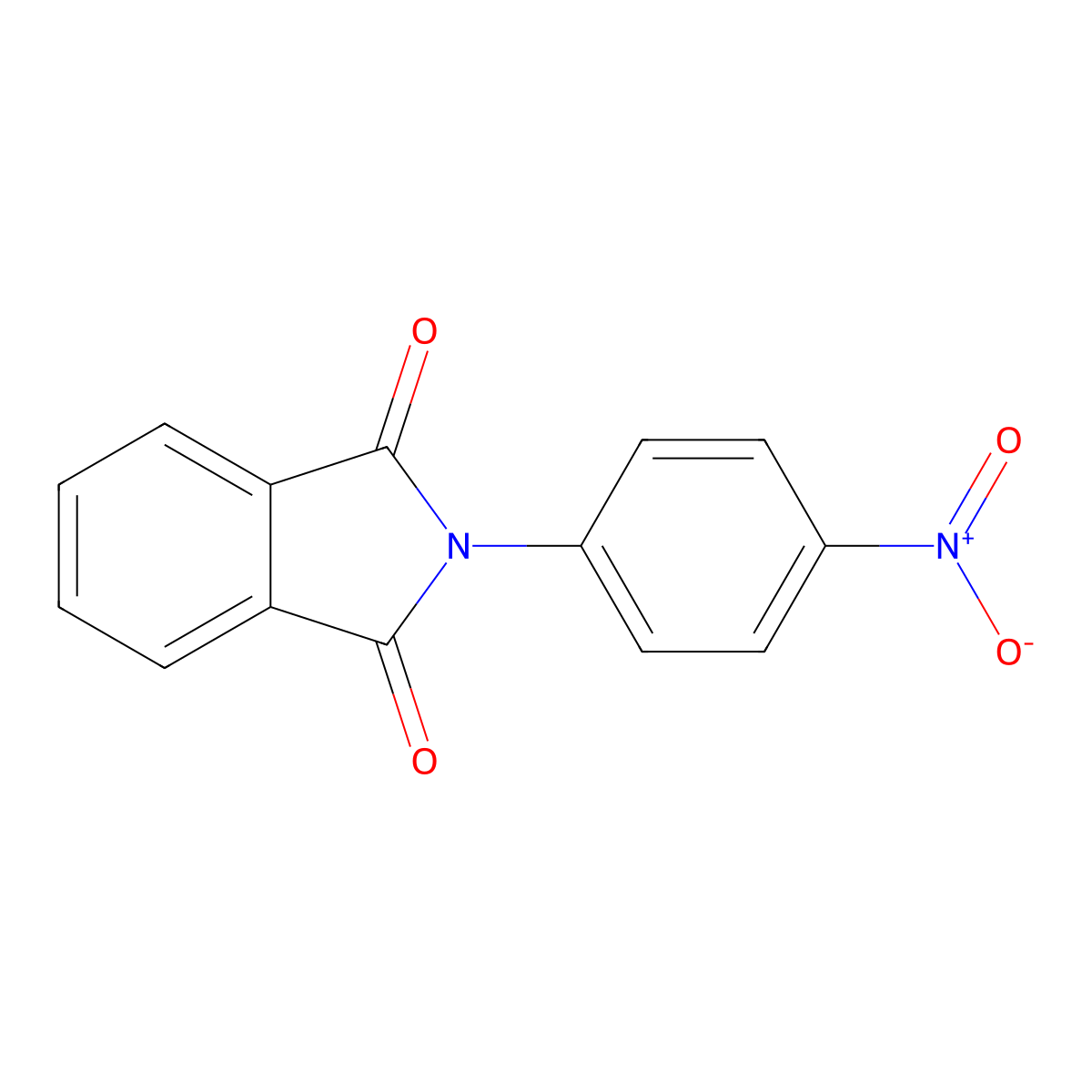 N-(4-nitrophenyl)phthalimide molecular structure, CAS 31604-39-4